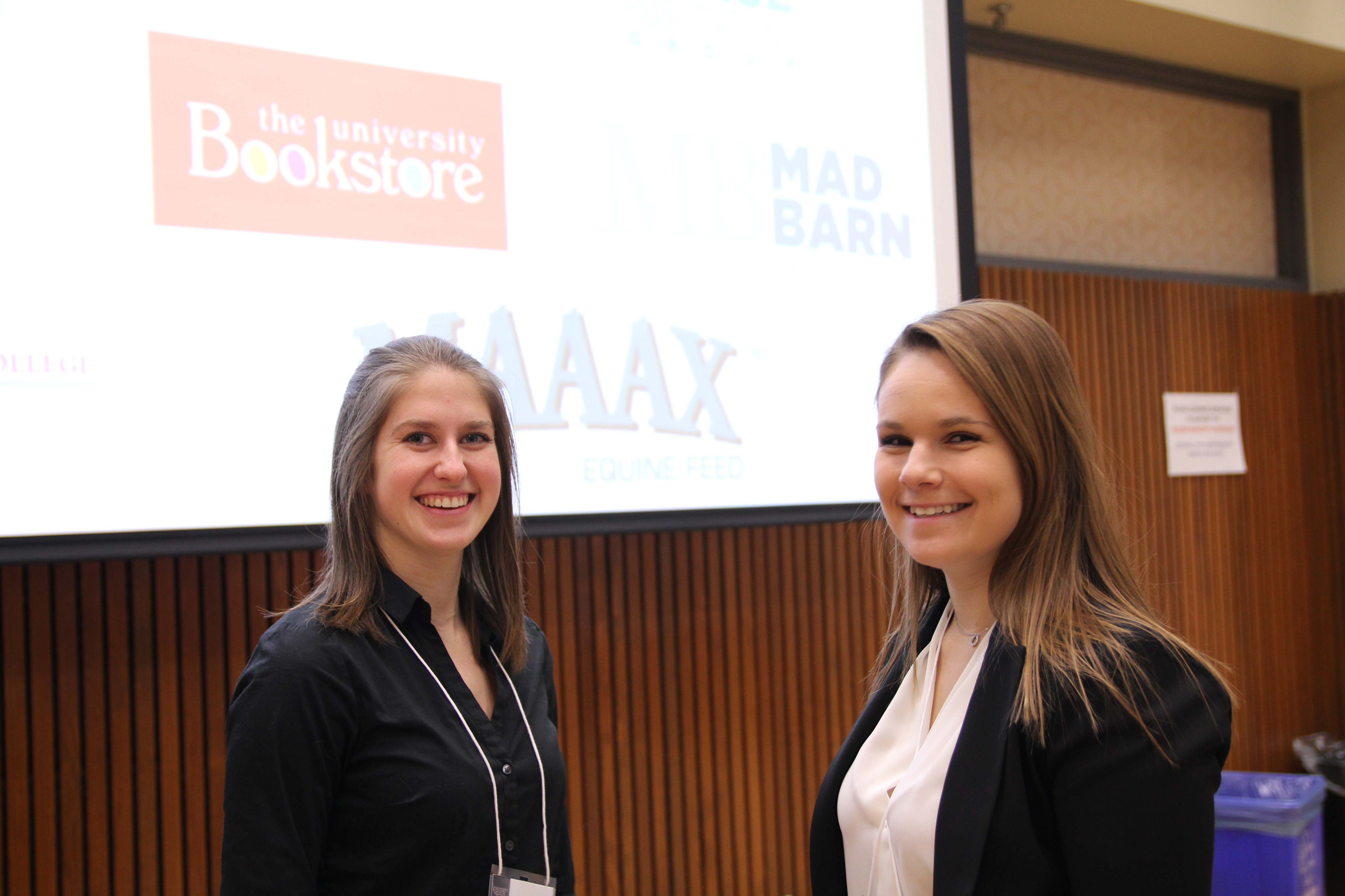 Brittney and Julia at the 2018 conference