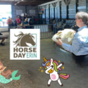 Equine Guelph director Gayle Ecker presents a talk at Horse Day in Erin, ON